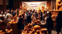 wooden art for charity