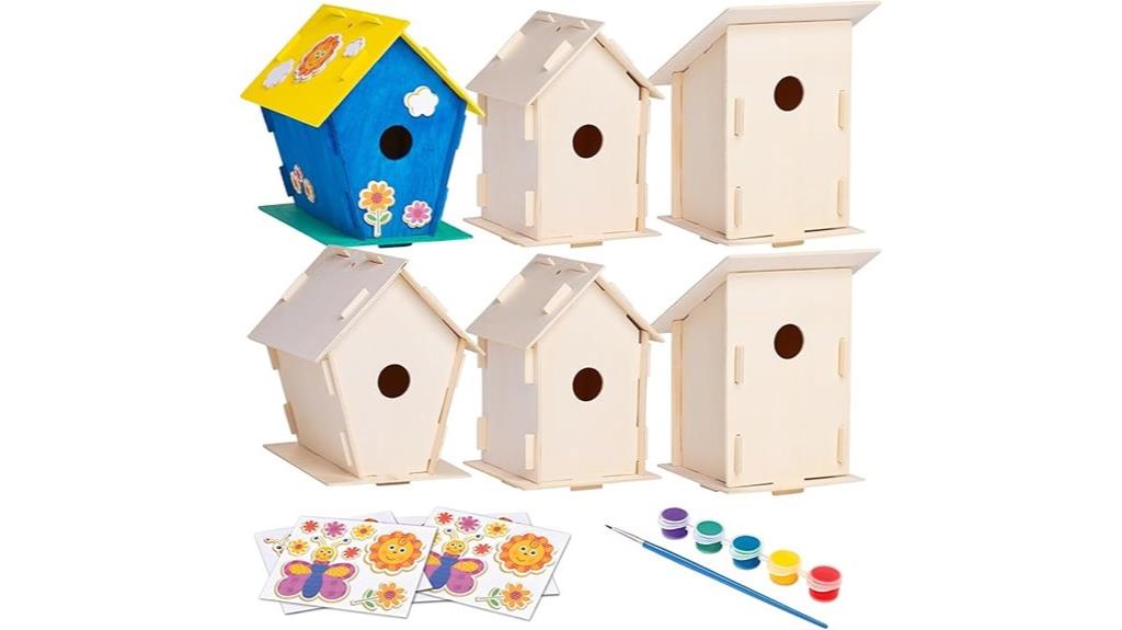 wooden bird house kit