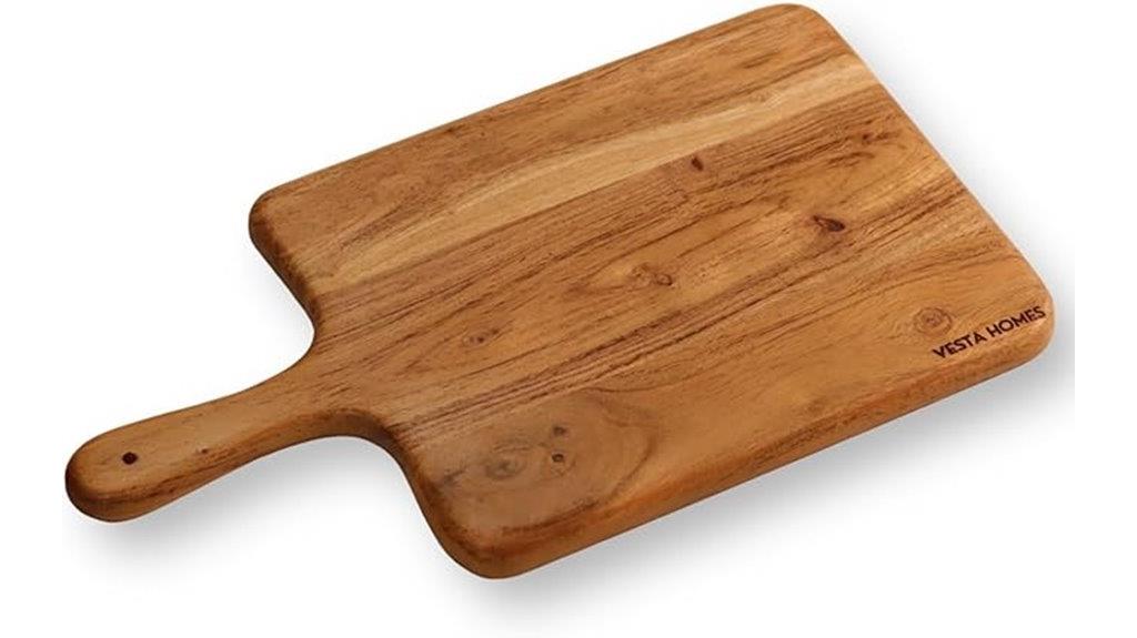 wooden board for food