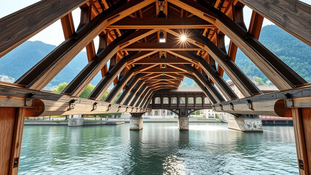 wooden bridges showcase craftsmanship