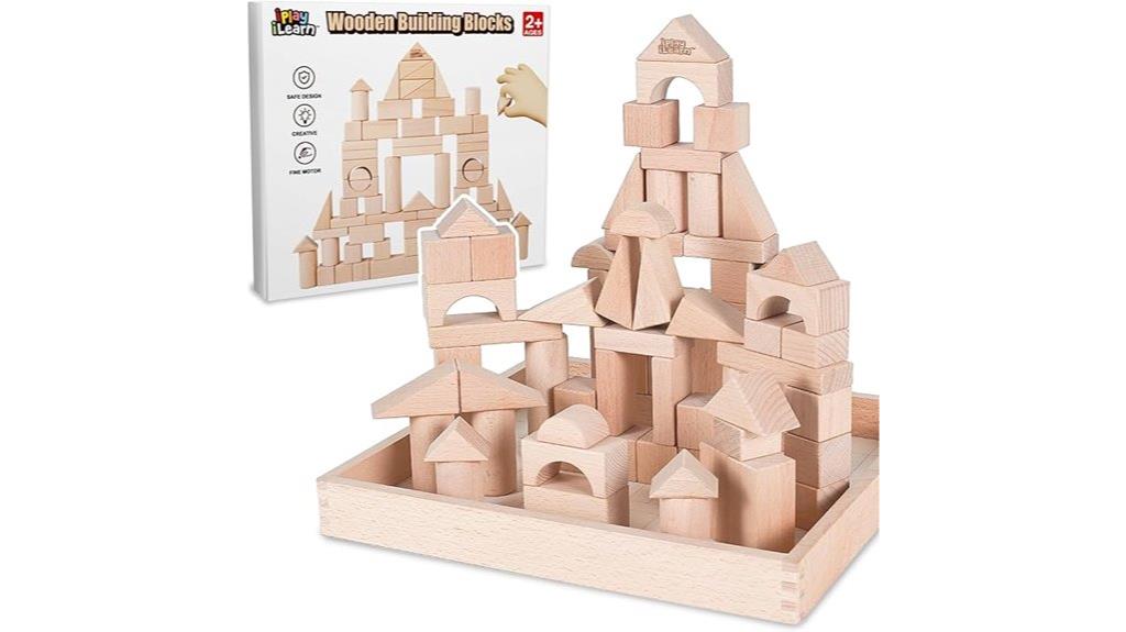 wooden building blocks set