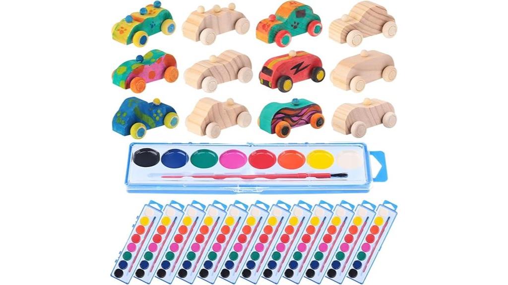 wooden car craft kit