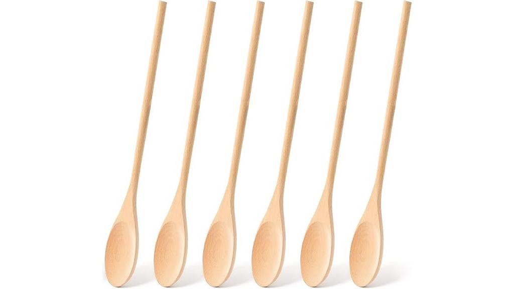 wooden cooking spoon set