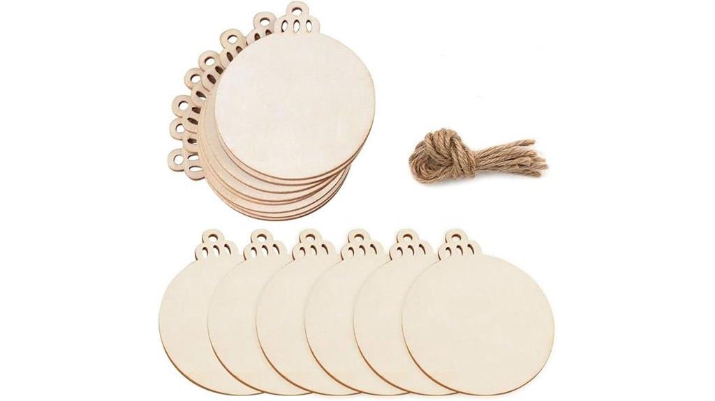 wooden craft discs