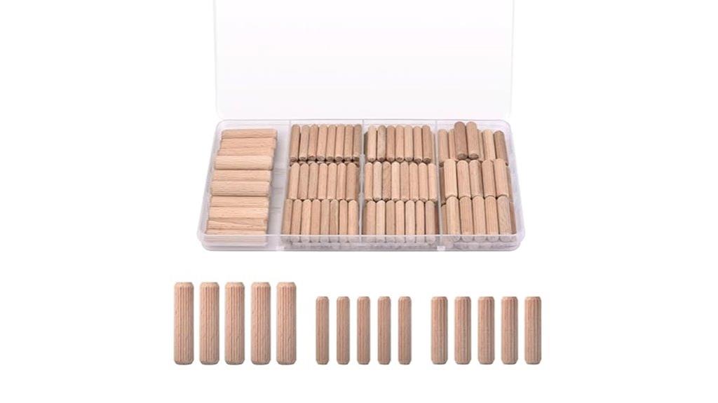 wooden dowel pins 1 4 inch