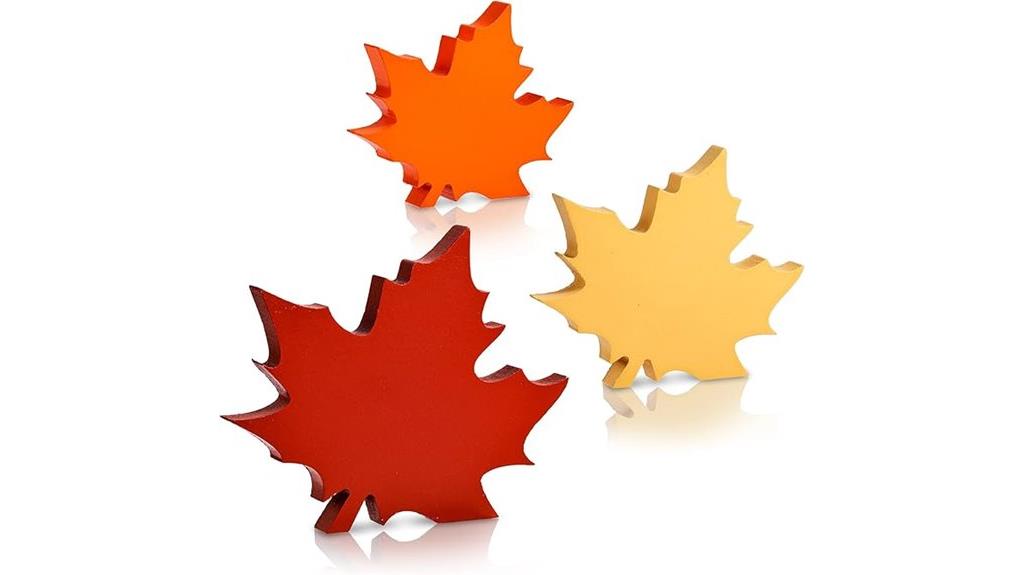 wooden fall table centerpieces