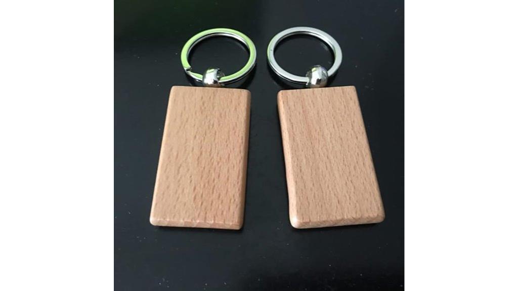 wooden keychain craft supplies