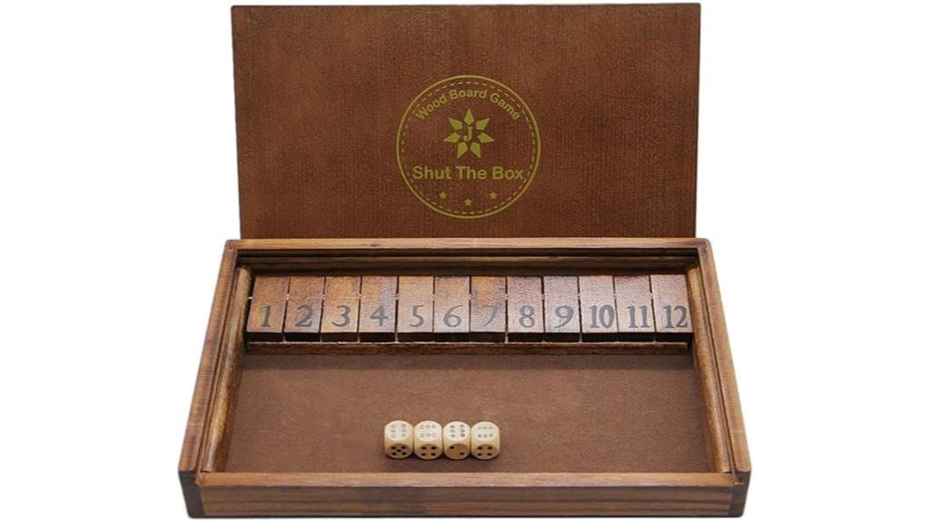wooden kids dice game