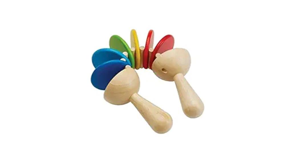 wooden musical clatter toy