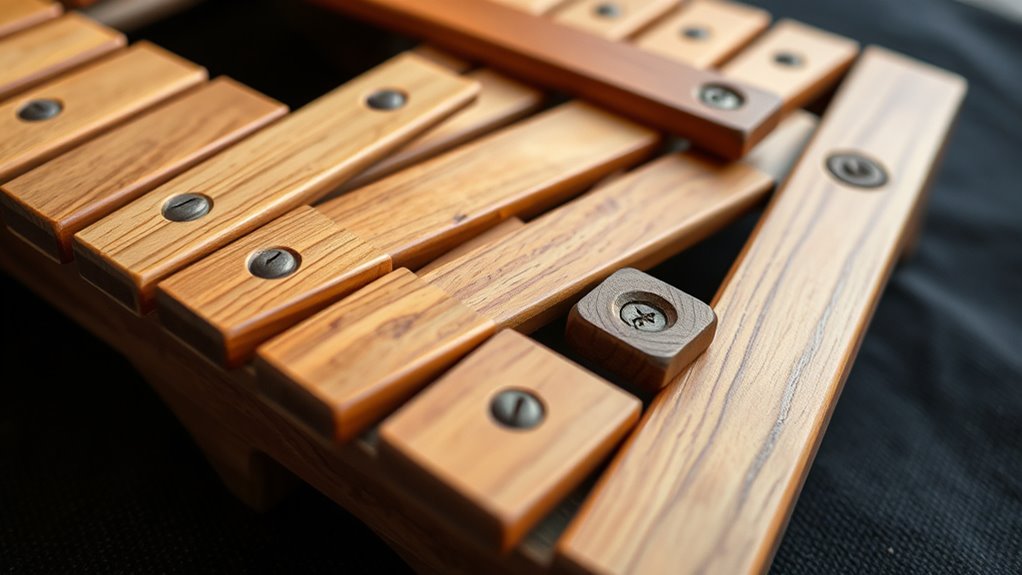 wooden musical instrument tones