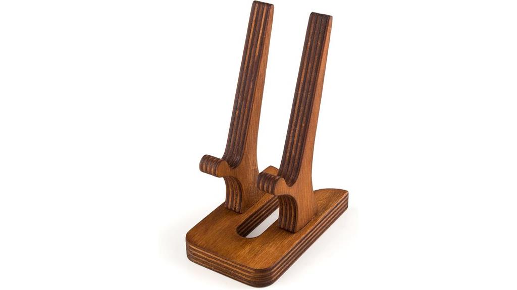 wooden phone docking station