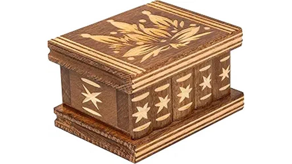 wooden puzzle treasure box
