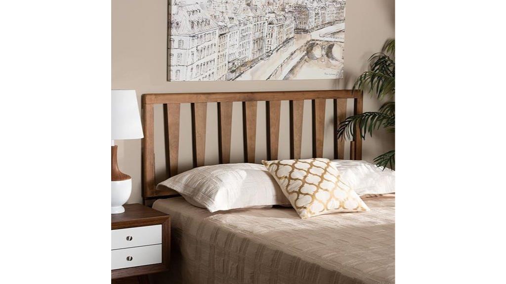 wooden queen headboard