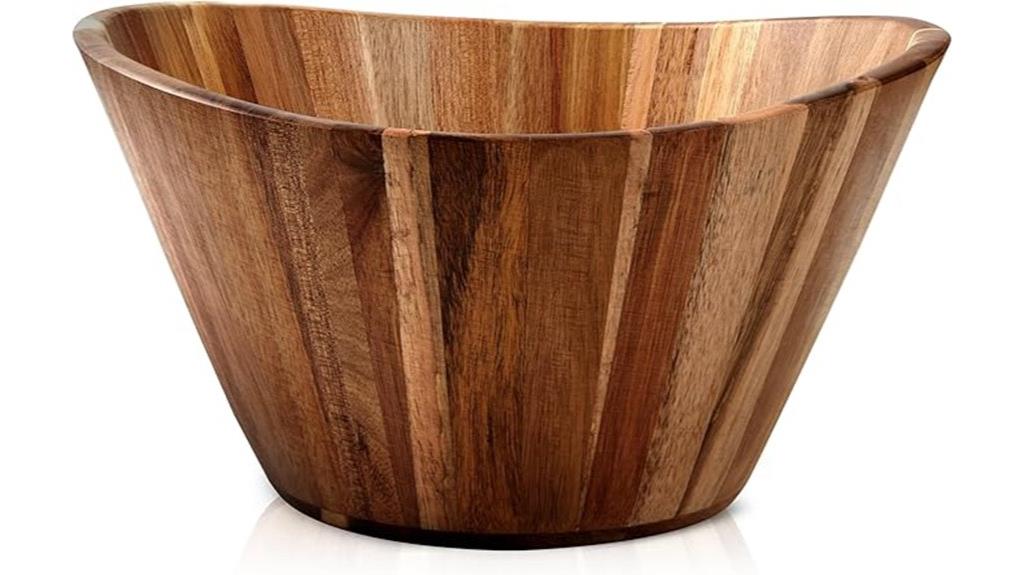 wooden salad bowl