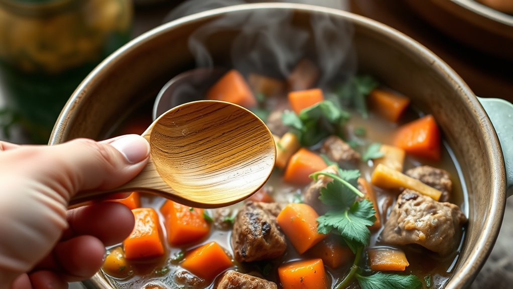 wooden spoons promote hygiene