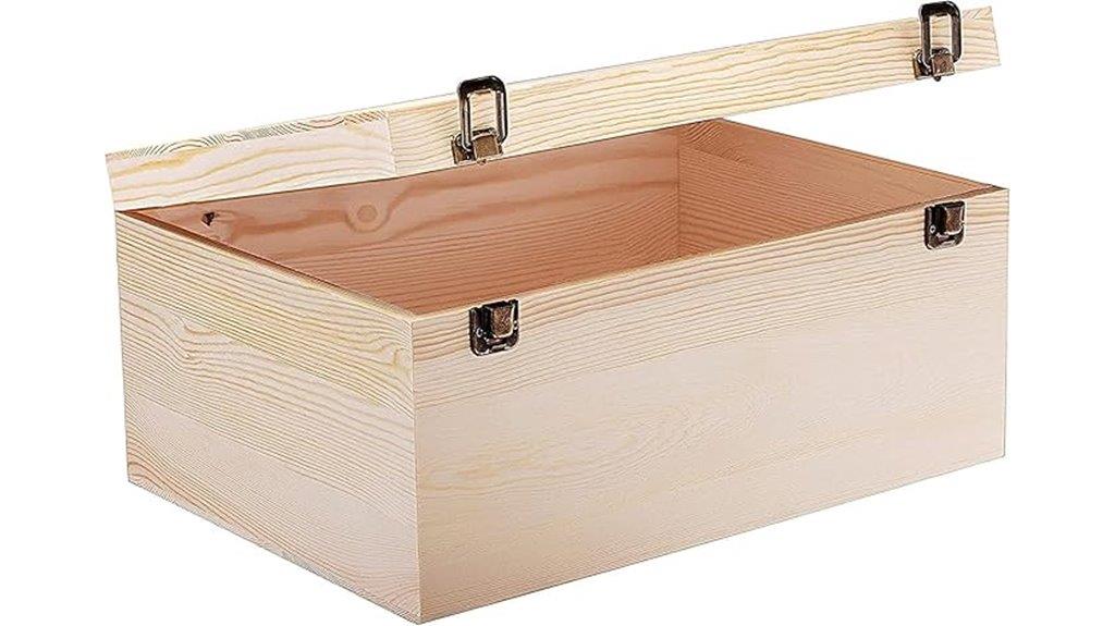 wooden storage box