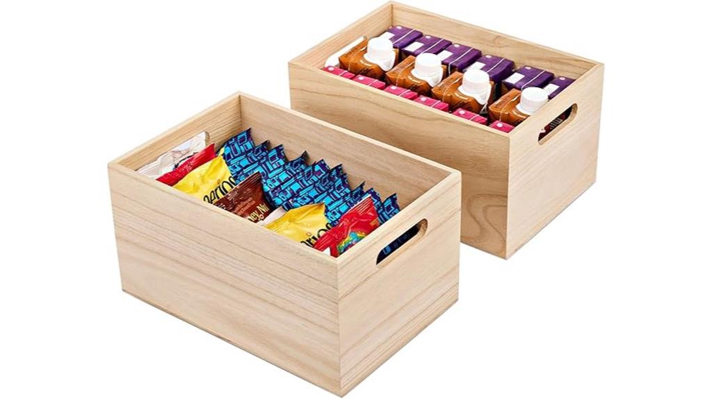 wooden storage crates pack