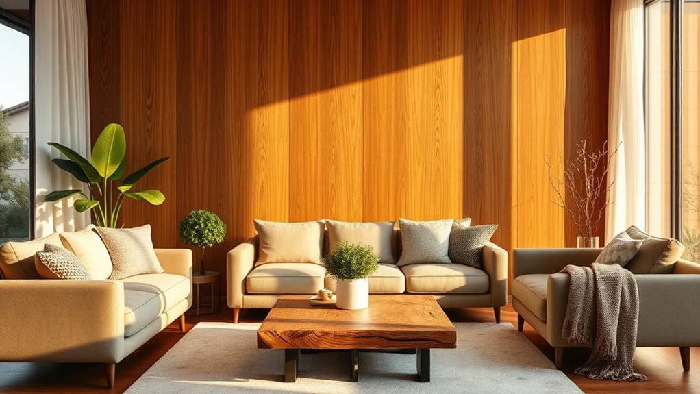 wooden textures promote well being
