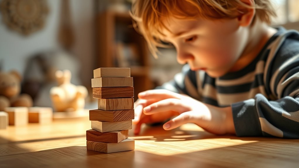 wooden toys enhance focus