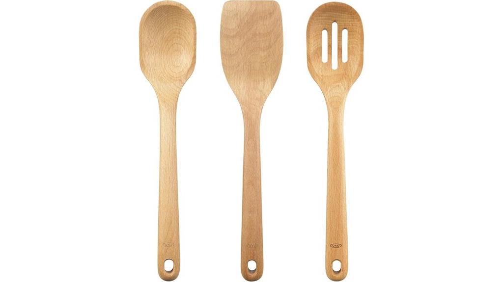 wooden utensil set