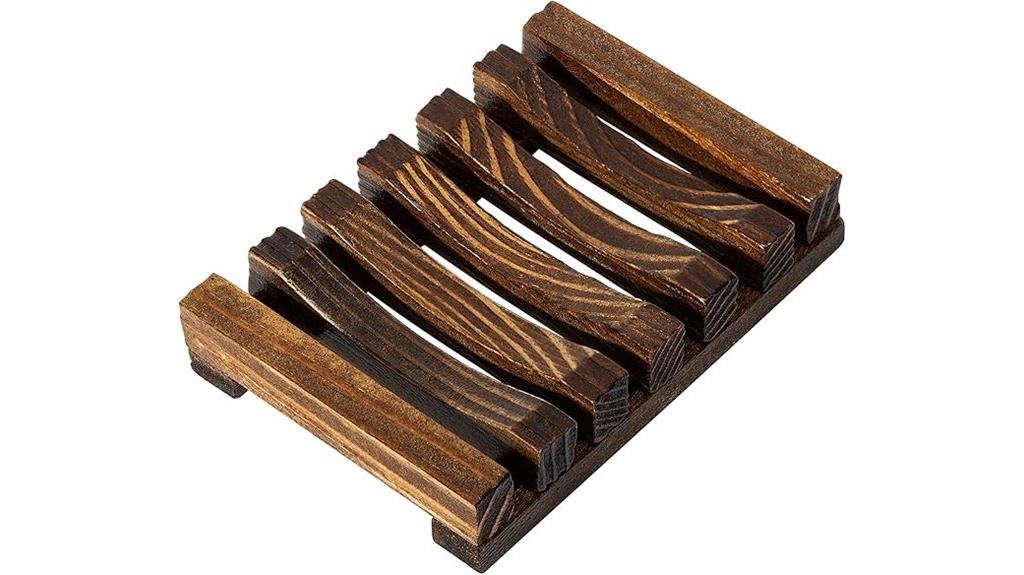 wooden zero waste soap dish