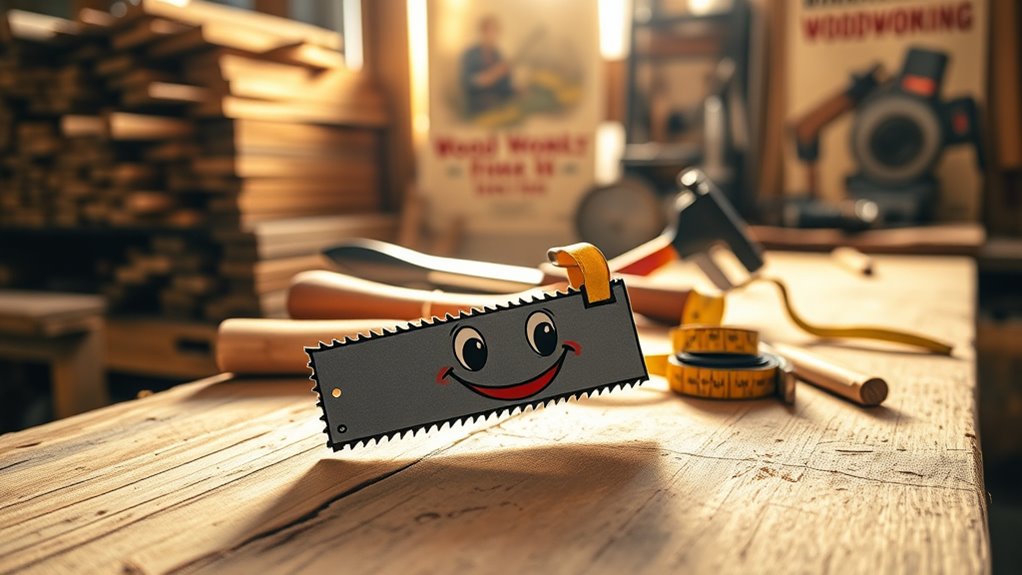 woodworking humor fosters camaraderie