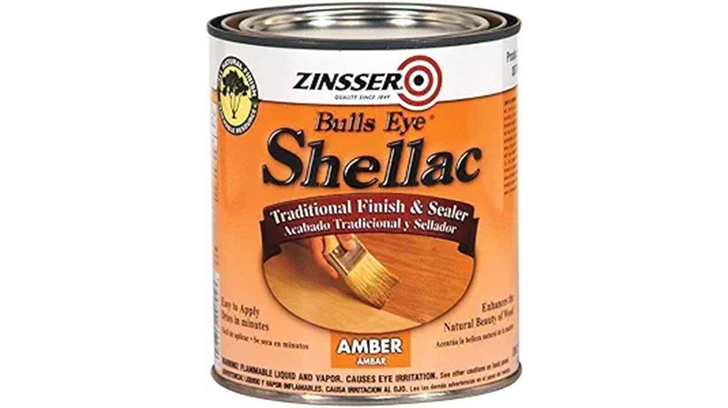 zinsser amber shellac quart