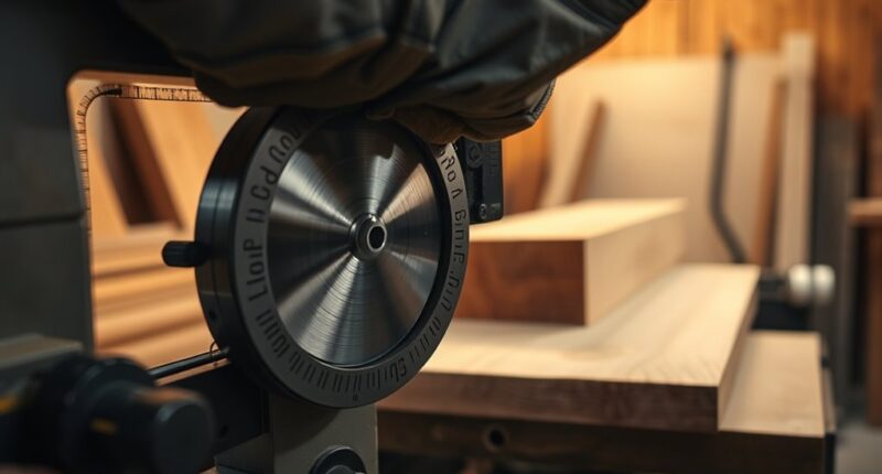 adjust bandsaw for resawing