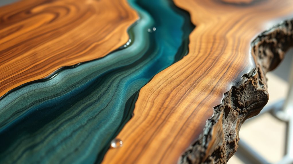 budget epoxy river shelf
