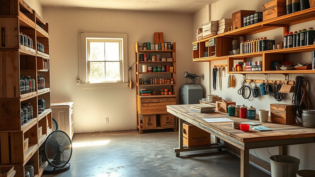 budget friendly finishing space