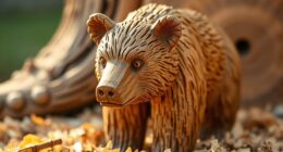 chainsaw bear carving pattern