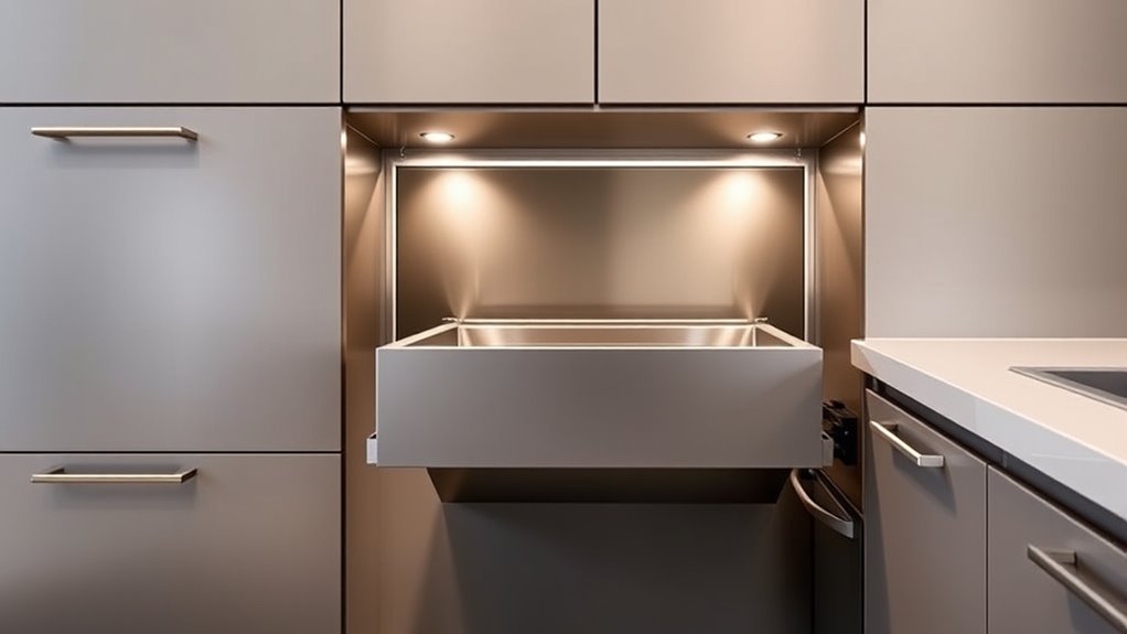 concealed customizable waste management