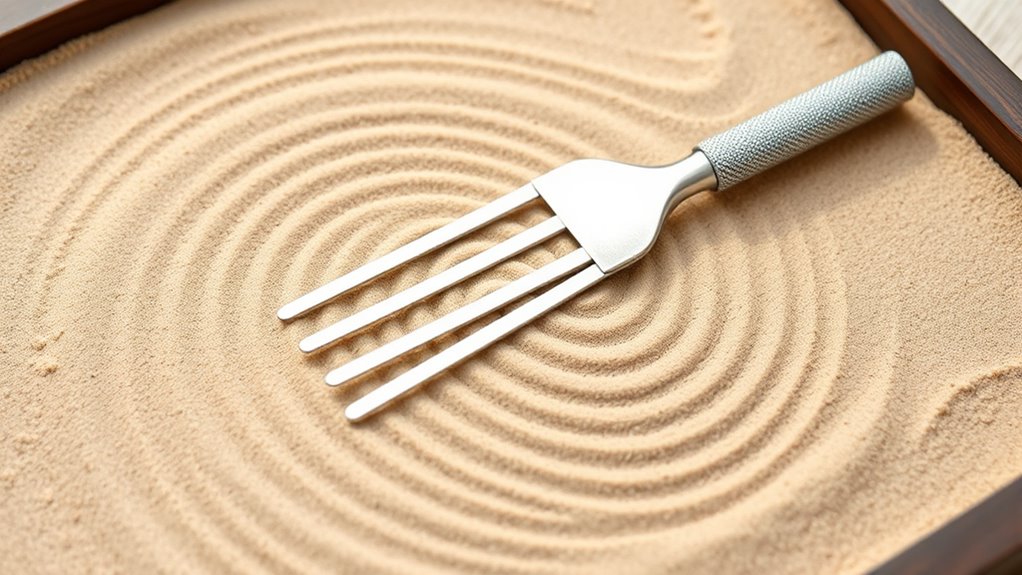 create calming magnetic sand patterns