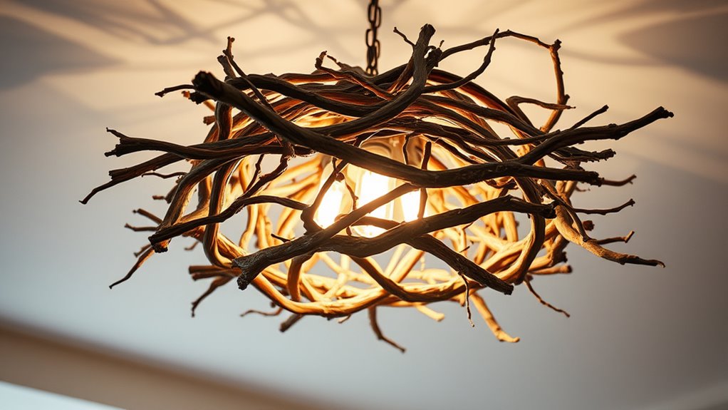 create eco friendly rustic lighting
