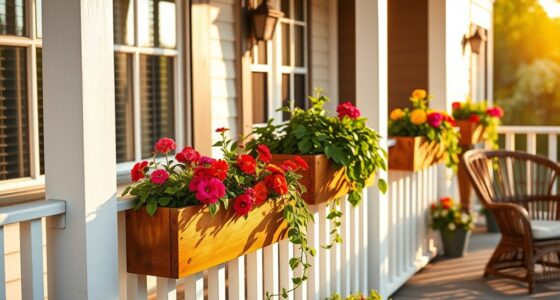 diy cedar porch planters