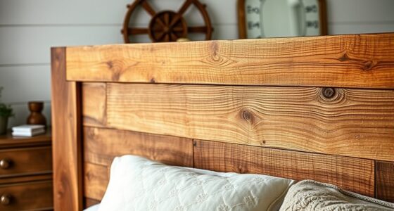 diy rustic farmhouse headboard