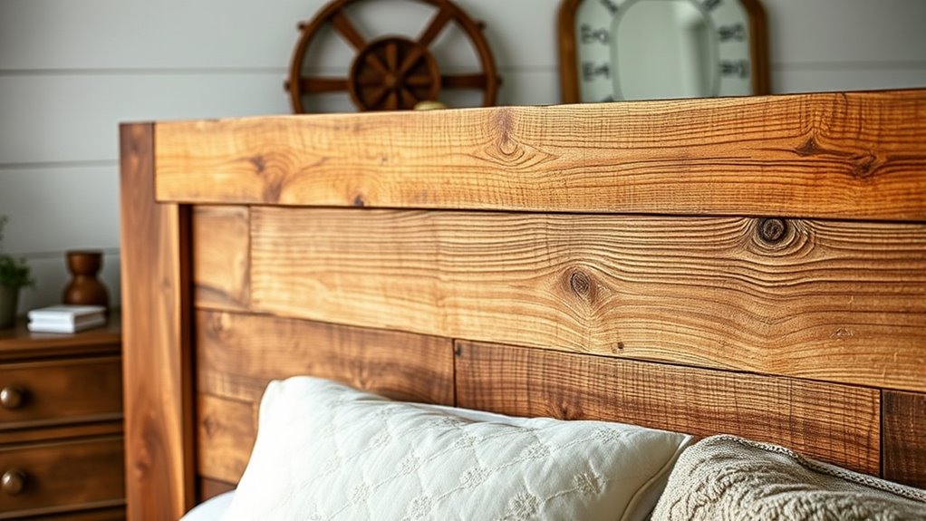 diy rustic farmhouse headboard