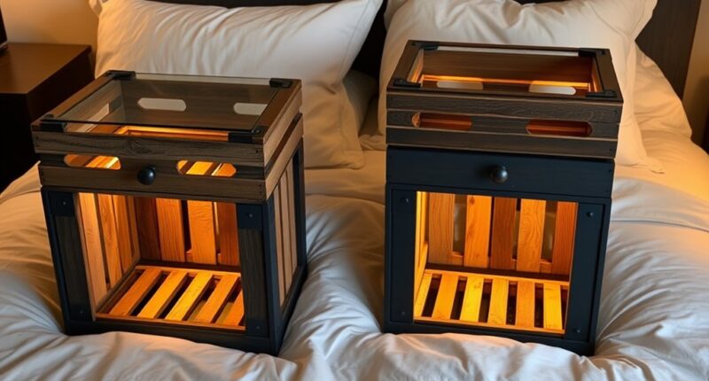 diy wine crate nightstands