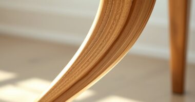 elegant curved leg design