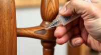 epoxy chair rung repair