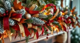 festive scrap trim decor
