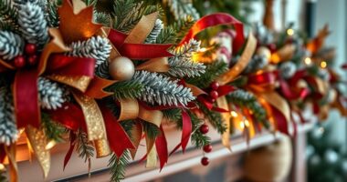 festive scrap trim decor