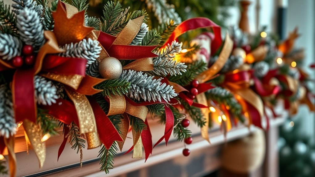 festive scrap trim decor