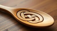 handcrafted celtic knot spoon