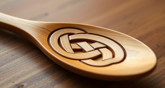 handcrafted celtic knot spoon