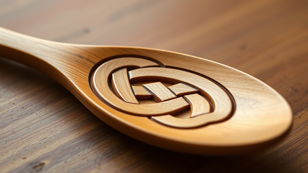 handcrafted celtic knot spoon