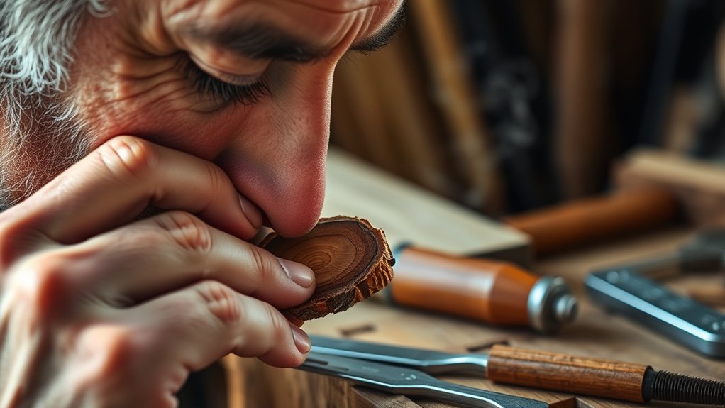 identify wood by smell