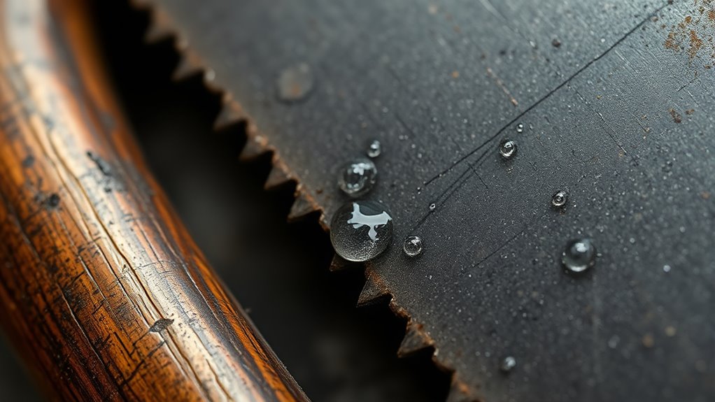 maintain saw handle patina