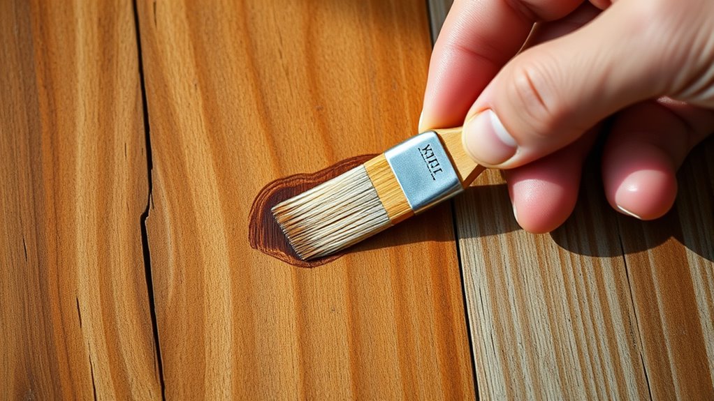 match stain color and texture