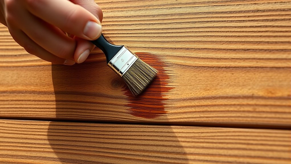 match stain on repairs
